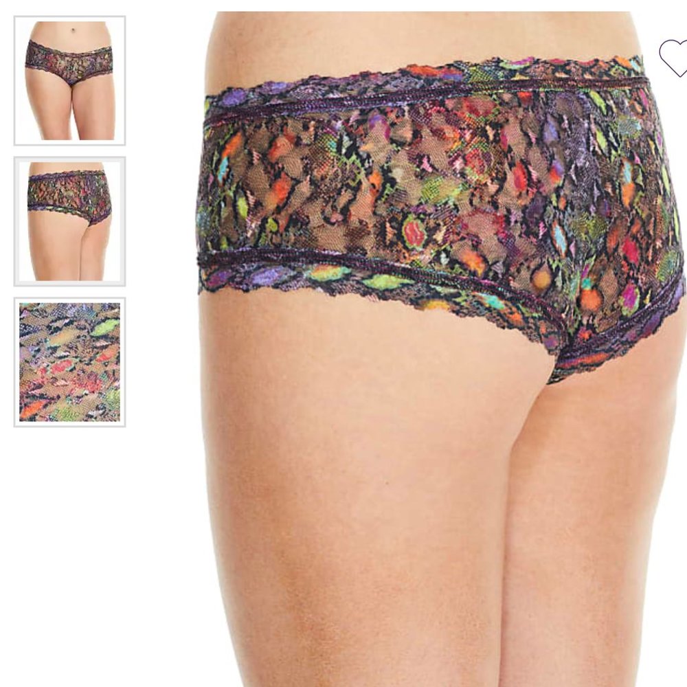 Hanky Panky Rain boa Boyshort - Picture 2 of 3